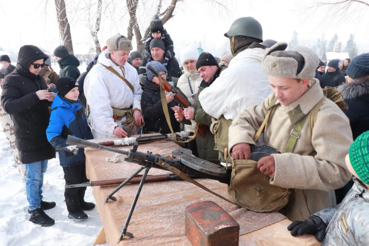 Реконструкция боя.